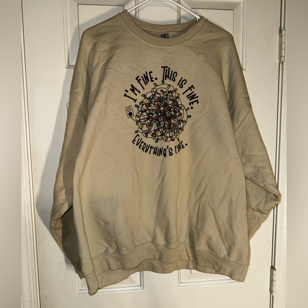 CLOSET CLEAN OUT Gildan Unisex Heavy Blend Christmas Crewneck 2XL